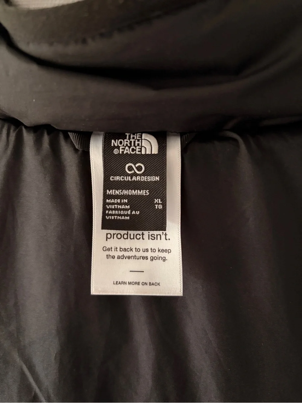 The North Face Junction Insulated Jacket - Black sz XL
